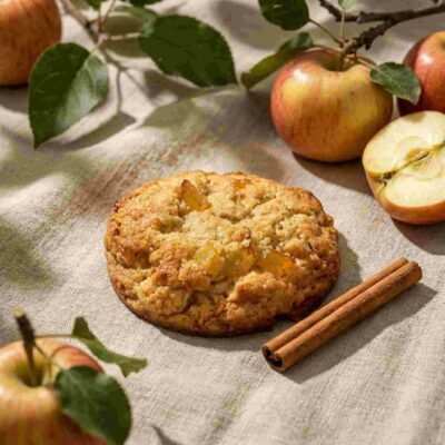 Manzana confitada con canela (Tarta de manzana)